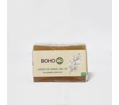 Boho Jabón Tea Tree Oil Bio 100 Gr Bio - Jabón Purificante Piel Saludable y Libre de Impurezas