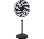 Ventilador Pie Industrial Fabrilamp Negro1velocidad 300w 16asp Fijo Y Rotatorio oscilante Regx65x59cm