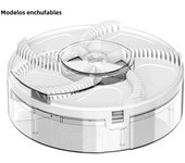 Automatic Flycatcher USB Rechargeable Fly Trap Electric Pest Catcher Indoor Outdoor Insect Killers for Kitchen Home Indoor