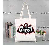 Ghost Band Hard Rock Band Shopping Bag Grocery Ghost B.C. Heavy Metal Handbag Bolsas De Tela Tote Bolsa Jute Tote Shopping Bag