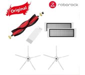 Original Roborock S5 Max / E4 / E5 / S45 Max / S6 MaxV Detachable Main Brush Silicon Side Brush Washable Filter Accessories