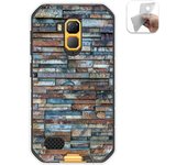 Tumundosmartphone Funda Gel Tpu para Ulefone Armor X7 / X7 Pro diseño Ladrillo 05 Dibujos