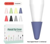 8PCS Cover Tip For Apple iPad Pencil 1st 2nd generation Soft Nib Case For Apple Pencil 2 Touchscreen Stylus Pen Protective Case