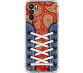 Funda Silicona Antigolpes para Oppo Reno 6 5G diseño Zapatillas 10 Dibujos