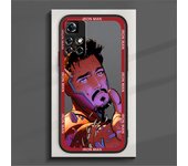 Marvel genius Iron Man Avengers Phone Case For Redmi Note 13 12 11 10 Pro Plus S T Lite 4G 5G Matte Frosted Translucent Cover