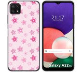 Funda Silicona para Samsung Galaxy A22 5G diseño Flores Dibujos