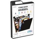 Ultimate guard premium comic book dividers separadores para cómics negro (25)