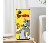 Cartoon Toms Jerry For Xiaomi Redmi Note 12 12S Turbo 11 11T 11S 10 10S 9 8 8T 7 Pro Plus 5G Black Phone Case Cover