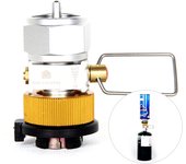 Gas Saver Plus Gas Convertor Shifter Refill Flat Tank Conversion Adapter Camping Gas Adaptor Valve