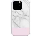 Funda compatible con iPhone 13 Pro - Mármol y rosa