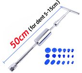 Car Dent Puller T Dent Repair Tool Auto Repair Sheet Metal Kit Slide Hammer Reverse Hammer Glue +18pcs Glue Puller