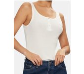 TOMMY HILFIGER DW0DW19492 Camisetas Top Mujer Blanco