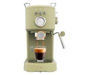 Cecotec Cafetera Espresso Compacta Power Espresso 20 Retro Green 1100W 20 Bares