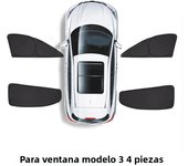 For Tesla Model 3 Model Y 16-23 Car Side Window Sunshade Sun Visor Front Rear Windshield Privacy Window Shield Screen accessory