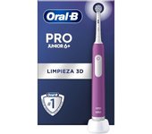 Cepillo dental braun oral-b pro junior 6+/ purpura