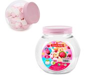 Plastic Forte - Bote para Golosinas Candy 2L con 2 Posiciones. Ideal Despensa. Rosa