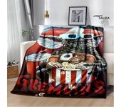 Gremlins cartoon printing blanket children's warm blanket flannel soft and comfortable blanket home travel blanket birthday gift