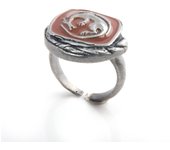 Game Dark Souls Series Men Rings Havel's Demon's Scar Chloranthy Badge Adjustable Ring Male Fans Cosplay Jewelry Accessories