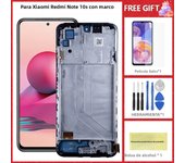 6.43"AMOLED Display For Xiaomi Redmi Note 10S LCD Display Touch Screen Digitizer Assembly For Redmi Note M2101K7BG Display