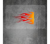 Flame Motorcycle Stickers Waterproof DIY Motorbike Helmet Box Side Panels Fuel Tank Fairing Scooter Vinyl Decals Cool Decoration