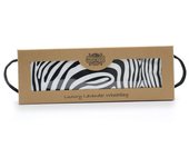 Bolsa de trigo de lavanda de lujo en caja de regalo - Zebra