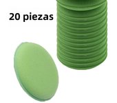 20Pcs Car Waxing Polish Wax Foam Sponge Applicator Pads 10CM Yellow Cleaning Sponge Clean Washer Washing Tool Car Cleaning