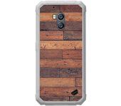 Tumundosmartphone Funda Gel Tpu para Ulefone Armor X2 diseño Madera 03 Dibujos