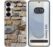 Tumundosmartphone Funda Silicona para Samsung Galaxy S25 5G diseño Ladrillo 03 Dibujos