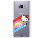 Funda original compatible con Samsung Galaxy S8 - Hello Kitty Velos Colores
