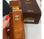 Fragrance World Liquid Brun 100ml EDP | Perfume Árabe para Hombre con Notas de Sándalo, Pimienta y Vainilla | Fragancia Amaderada Intensa de Larga Duración 12H+ | 100% Original | Ideal para Uso Diario, Noche y Regalos Elegantes,Palabras clave estratégicas