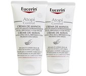 Duplo Eucerin Atopi Control Crema De Manos, 75 Ml + 75 Ml
