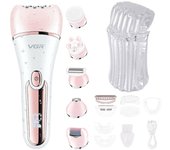VGR Electric Women Epilator Female Shaver Leg Body Hair Removal Lip Chin Depilatory Lady Bikini Trimmer Facial Hair Remover