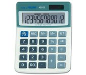 Milan calculadora de sobremesa 12 digitos - 3 teclas de memoria - apagado automatico - color blanco/azul