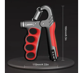 Entrenador de agarre de mano de 5 a 100 kg, expansor de muñeca de conteo mecánico, pinza de mano para entrenamiento de fitness en gimnasio, pinza de mano de resistencia ajustable