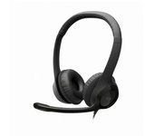 Cascos Auriculares Logitech H390 con micrófono y cable  estéreo con micrófono con supresión de ruido conexión USB Controles integrados en el cable  Para PC Mac Portátiles