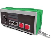Mancha de Creación - Monedero de Mando NES, Cartera Retro Consola Gris, Cremallera Negra, Regalo Friki, Gamer, Retro, Vintage, Mujer y Hombre ideal para regalar obsequio para fanáticos de nintendo, retrogames, juegos retro. Artículo antiestrés de colores
