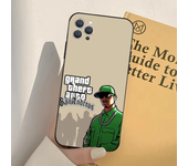 1pc San Andreas Game G-GTA Phone Case Silicone Soft For IPhone 16 15 14 13 12 11 Plus Pro Max Plus
