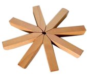 Wooden Trivets For Hot Dishes Insulation Pad,Tree Shape Trivet Set,Coaster For Teapot Hot Pots Halloween Christmas Gift