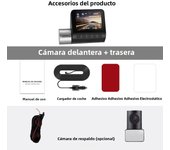 Dashcam 4K GPS Wifi 24h Parking Monitor Dash Cam for Car Dual Camera Front and Rear Night Vision Dvrs Kamera Video Registrator
