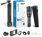 APEXEL 60X Mobile Phone Telescope Lens Astronomical Telephoto Zoom Lens With Extendable Tripod for iPhone Huawei All Smartphones