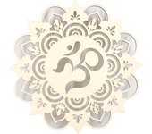 1Pcs  Buddhism Meditation  Wood Wall Art Sculpture forYoga Chakra  Geometry Seven Chakra Art HouseDecoration
