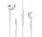 Auricular con Micrófono y Botón Multifunción - Blanco
