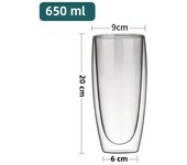 Double Bottom Wall Glass Coffee Cup Whiskey Tea Thermal Heat Resistant Cocktail Vodka Shot Wine Mug Drinkware Tumbler Set