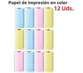 Print Camera Thermal Paper 57MM Rolls Self-adhesive Sticker Paper Photo Paper For Mini Printer Kids Instant