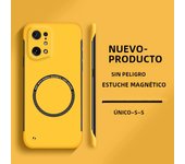 Ultra Thin Hard PC Magnetic Frameless Phone Case For Oppo Reno 5 6 8 Find X3 Neo Lite X5 Pro Wireless Charging Matte Color Cover