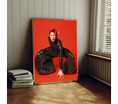 Rock Singer David B-Bowie Anime Posters Sticky Whitepaper Sticker DIY Room Bar Cafe Kawaii Room Decor