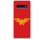 Funda original compatible con Samsung Galaxy S10 Plus - JL Wonder Woman Simbolo