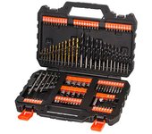 Black+Decker Juego de Brocas 109 Piezas Titanio A7200-XJ