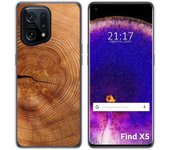Funda Silicona para Oppo Find X5 5G diseño Madera 04 Dibujos