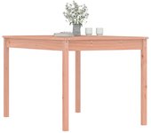 Mesa alta de jardín madera maciza de teca 60x60x111